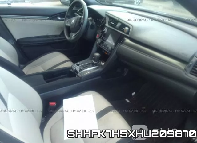 SHHFK7H5XHU209870