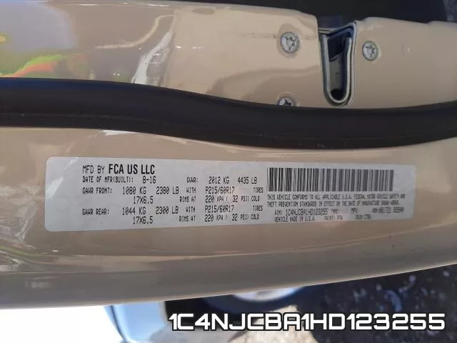 1C4NJCBA1HD123255