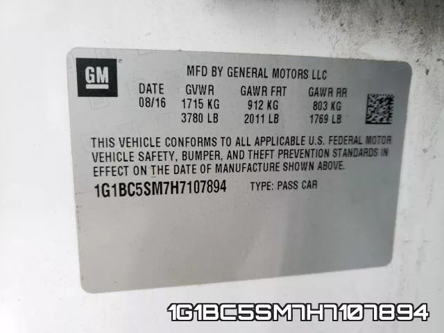1G1BC5SM7H7107894