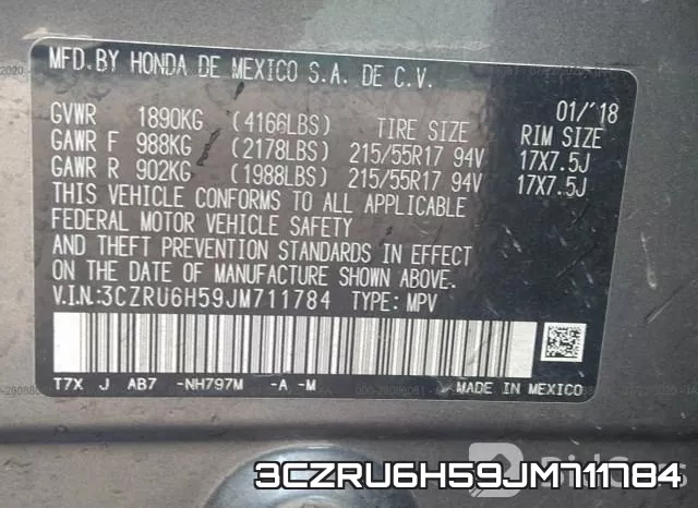 3CZRU6H59JM711784