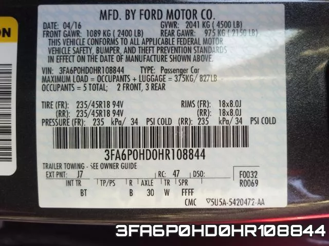 3FA6P0HD0HR108844