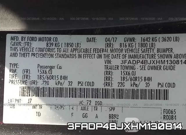 3FADP4BJXHM130814