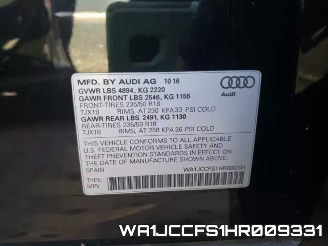 WA1JCCFS1HR009331