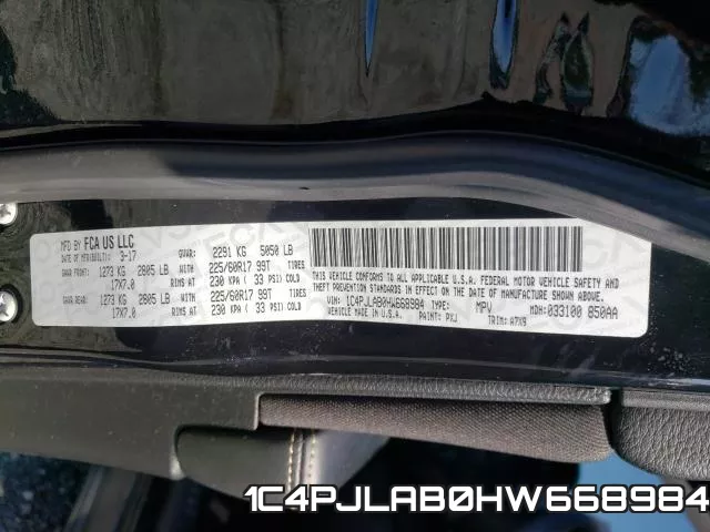 1C4PJLAB0HW668984
