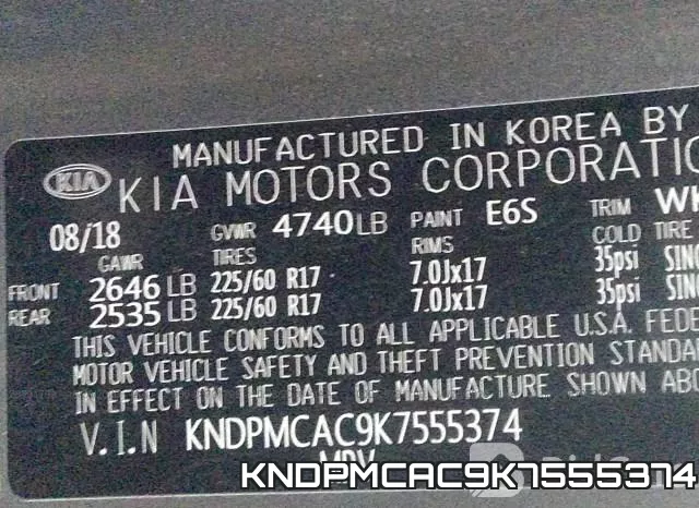 KNDPMCAC9K7555374