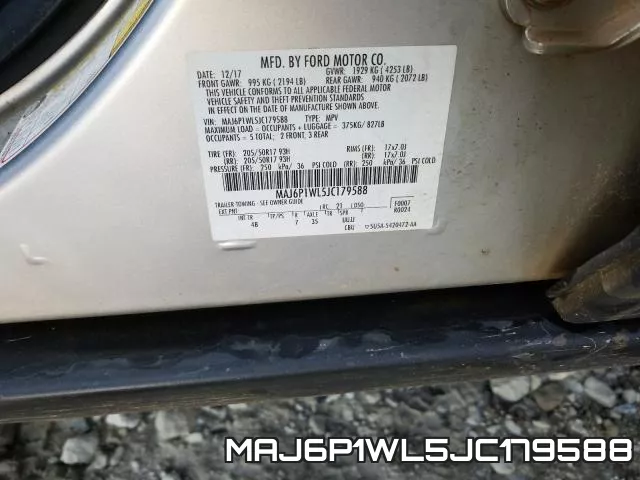 MAJ6P1WL5JC179588