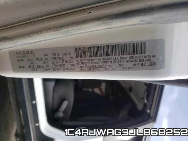 1C4AJWAG3JL868252