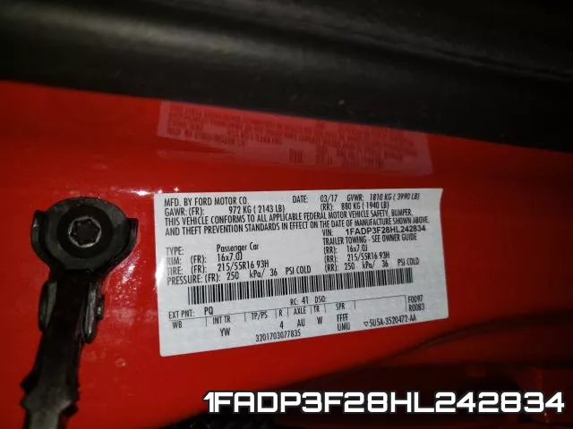 1FADP3F28HL242834
