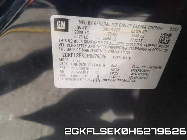 2GKFLSEK0H6279626