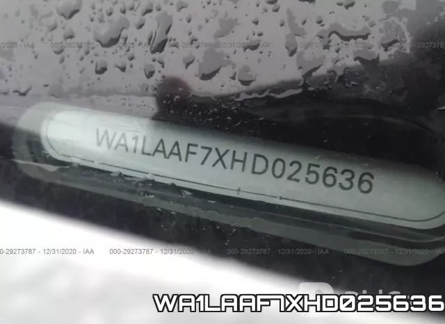 WA1LAAF7XHD025636