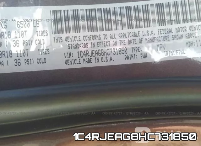 1C4RJEAG8HC731850