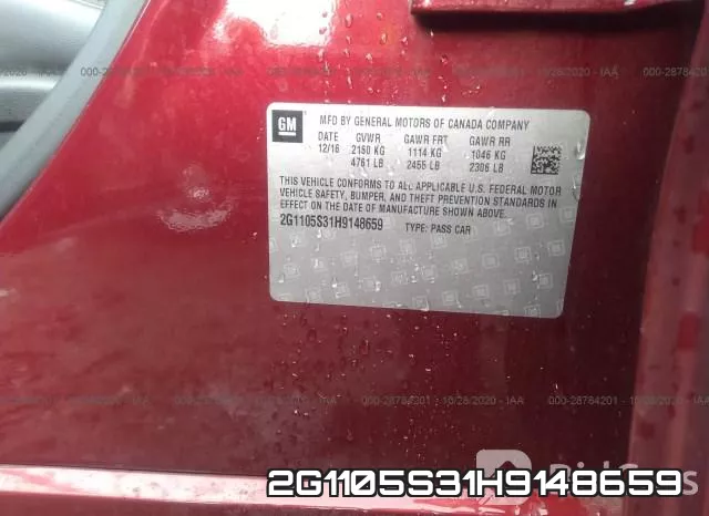 2G1105S31H9148659