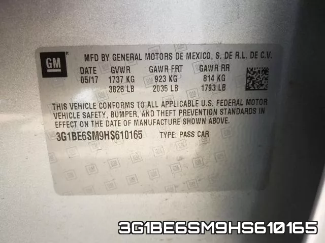 3G1BE6SM9HS610165