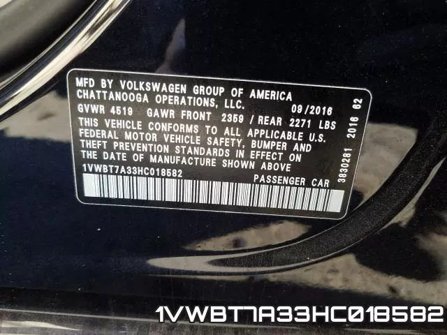 1VWBT7A33HC018582