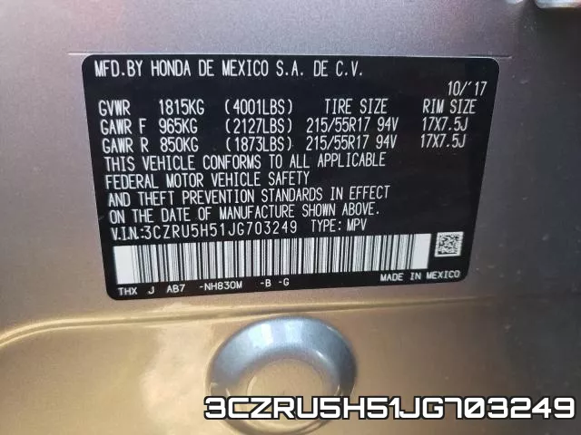 3CZRU5H51JG703249