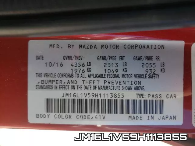 JM1GL1V59H1113855
