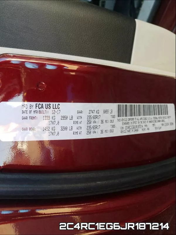 2C4RC1EG6JR187214