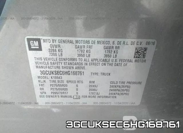 3GCUKSEC6HG168761