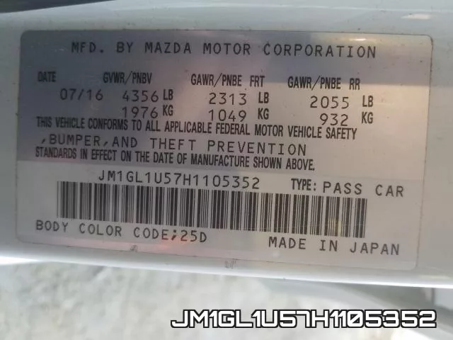 JM1GL1U57H1105352