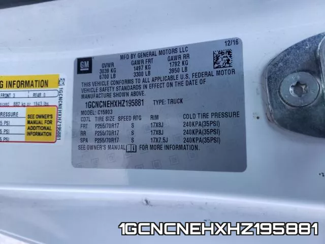 1GCNCNEHXHZ195881