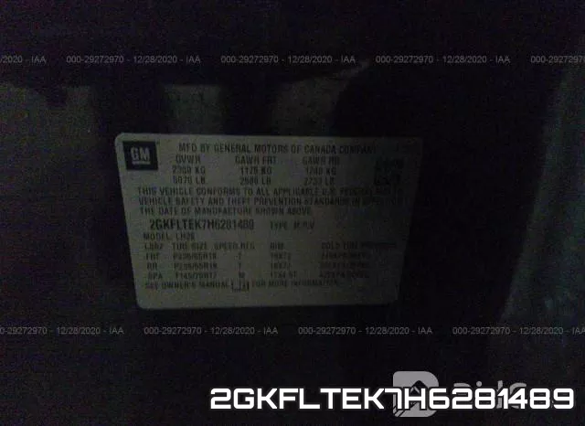 2GKFLTEK7H6281489