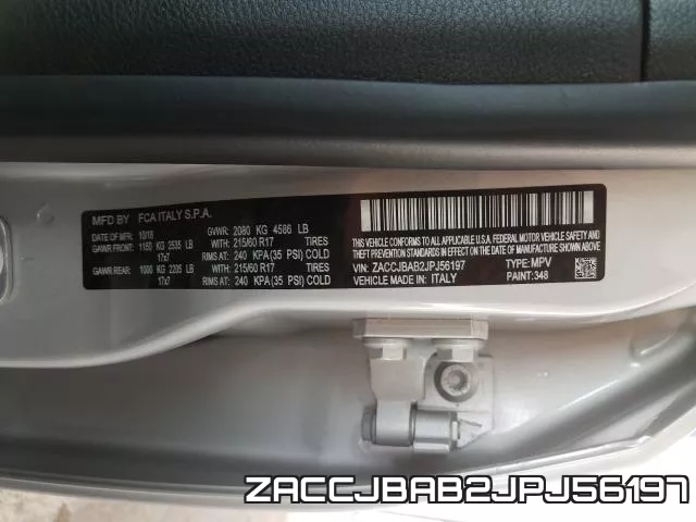 ZACCJBAB2JPJ56197