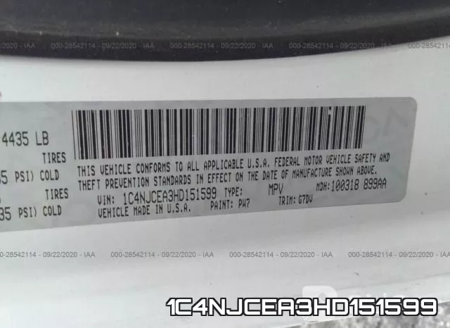 1C4NJCEA3HD151599