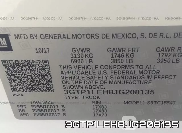 3GTP1LEH8JG208135