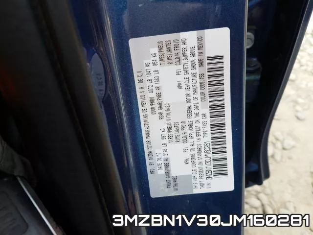 3MZBN1V30JM160281