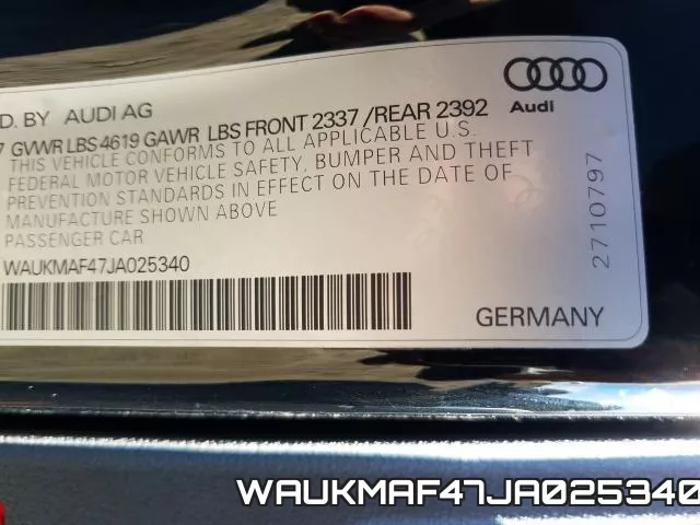WAUKMAF47JA025340