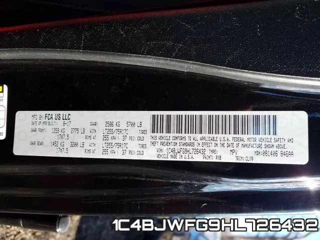 1C4BJWFG9HL726432