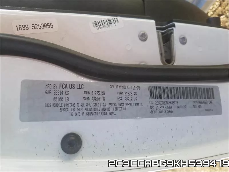 2C3CCABG9KH539479