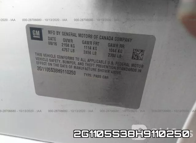 2G1105S38H9110250