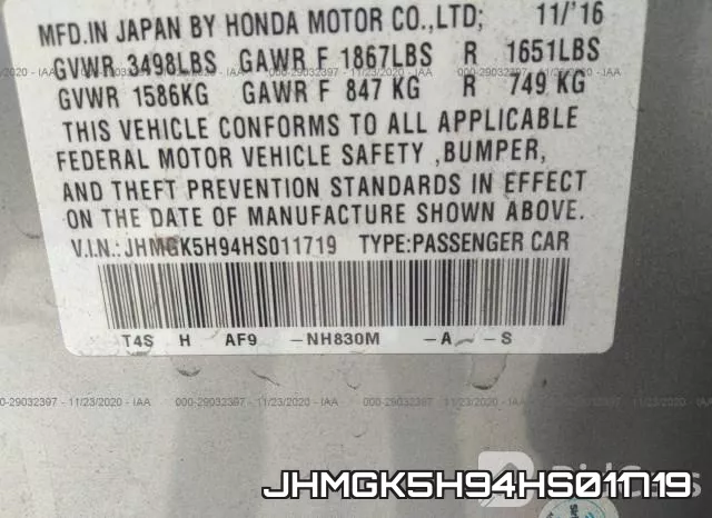 JHMGK5H94HS011719