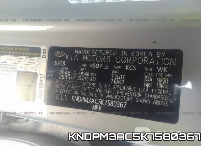 KNDPM3AC5K7580367