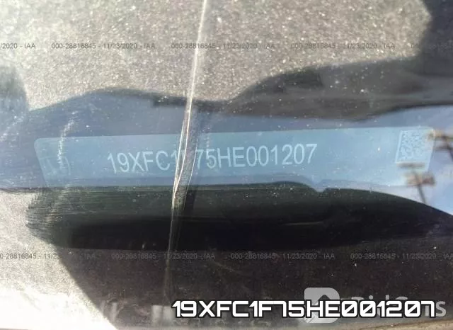 19XFC1F75HE001207
