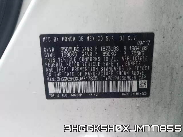 3HGGK5H0XJM717855