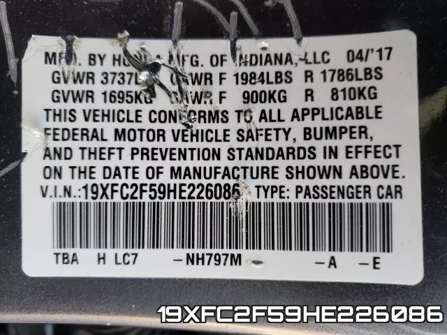 19XFC2F59HE226086