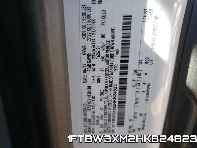 1FTBW3XM2HKB24823
