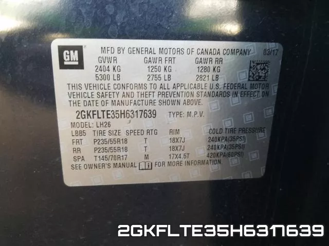 2GKFLTE35H6317639