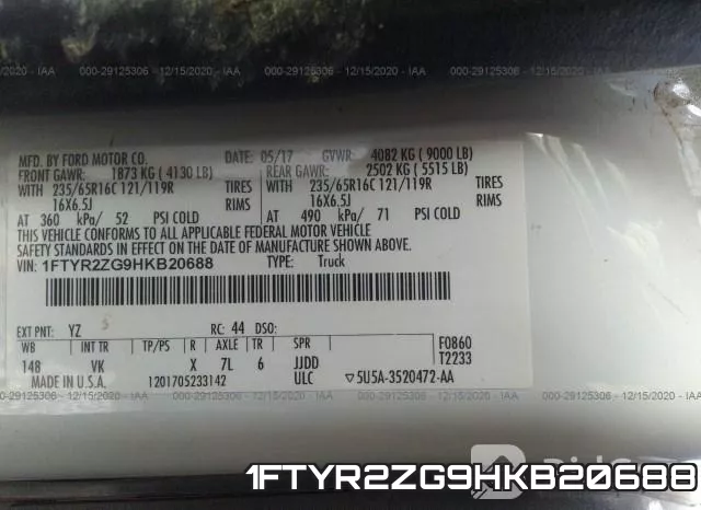 1FTYR2ZG9HKB20688