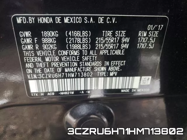 3CZRU6H71HM713802