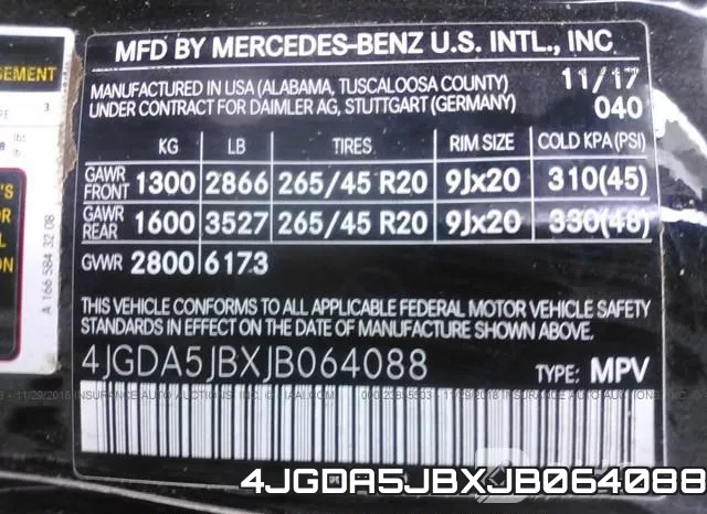 4JGDA5JBXJB064088