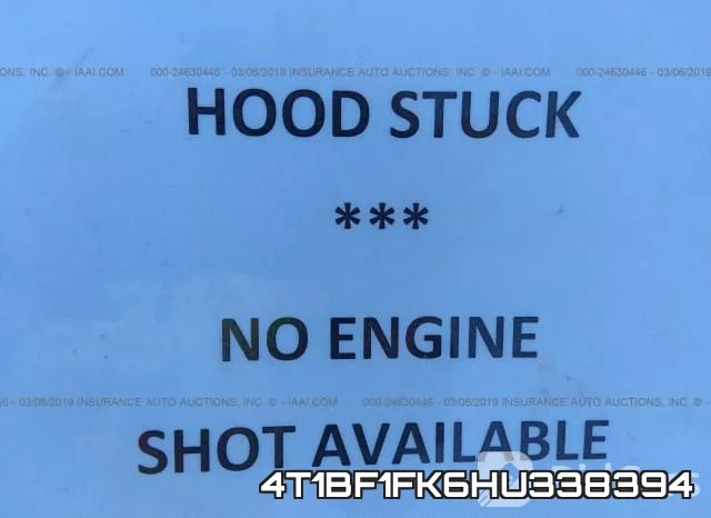 4T1BF1FK6HU338394