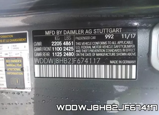 WDDWJ8HB2JF674117