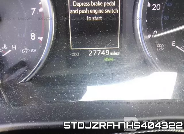 5TDJZRFH7HS404322