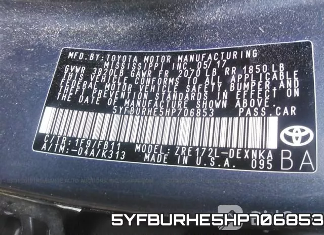5YFBURHE5HP706853