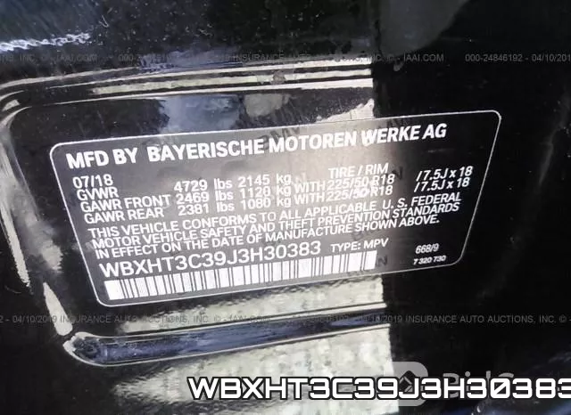 WBXHT3C39J3H30383