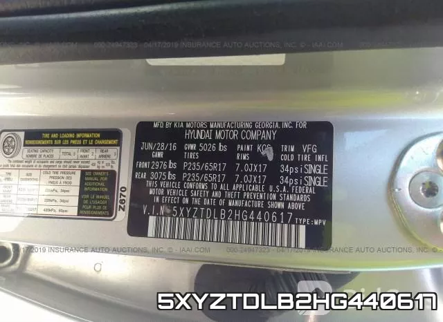 5XYZTDLB2HG440617