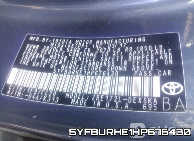 5YFBURHE1HP676430